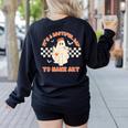 It's A Bootiful Day To Make Art Halloween Art Teacher Women's Sweatshirt Back Print Black It's A Bootiful Day To Make Art Halloween Art Teacher Women's Sweatshirt Back Print Black