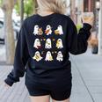 It's A Bootiful Day To Make Music Ghost Teacher Women's Sweatshirt Back Print Black