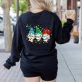 It's Fine We'Re Fine Gnome Pre-K Teacher Christmas Light For Men Women Women's Sweatshirt Back Print Black It's Fine We'Re Fine Gnome Pre-K Teacher Christmas Light For Men Women Women's Sweatshirt Back Print Black