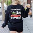 Jolliest Bunch Of Teachers This Side Of The Hallway Xmas PJ Women's Sweatshirt Back Print Black Jolliest Bunch Of Teachers This Side Of The Hallway Xmas PJ Women's Sweatshirt Back Print Black