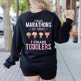 Just Kidding I Chase Toddlers Daycare Provider Nanny Teacher Women's Sweatshirt Back Print Black Just Kidding I Chase Toddlers Daycare Provider Nanny Teacher Women's Sweatshirt Back Print Black