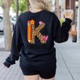 K Is For Kindness Unity Day Teacher Kids Women's Sweatshirt Back Print Black K Is For Kindness Unity Day Teacher Kids Women's Sweatshirt Back Print Black