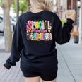 Kids Back To School Teachers Special Education Dream Team Women's Sweatshirt Back Print Black Kids Back To School Teachers Special Education Dream Team Women's Sweatshirt Back Print Black