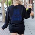 Be Kind For Teacher Kindness Women Men Women's Sweatshirt Back Print Black