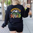 Kindergarten Zoo Field Trip Squad Matching Teacher Students Women's Sweatshirt Back Print Black Kindergarten Zoo Field Trip Squad Matching Teacher Students Women's Sweatshirt Back Print Black