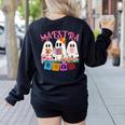 Maestra Pantasmas Conchas Teacher Mexican Halloween Women's Sweatshirt Back Print Black Maestra Pantasmas Conchas Teacher Mexican Halloween Women's Sweatshirt Back Print Black