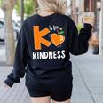 Matching Unity Day Orange Teacher Kindness Antibulliyng 2023 For Men Women Kids Women's Sweatshirt Back Print Black