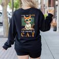 I Did The Math The Answer Is Cats Math Cat Teacher Women's Sweatshirt Back Print Black I Did The Math The Answer Is Cats Math Cat Teacher Women's Sweatshirt Back Print Black