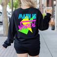 Math Is Radical Retro 80s Vintage Algebra Teacher Women's Sweatshirt Back Print Black Math Is Radical Retro 80s Vintage Algebra Teacher Women's Sweatshirt Back Print Black