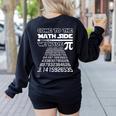Come To The Math Side We Have Pie Shirt Pi Day Teacher Women's Sweatshirt Back Print Black Come To The Math Side We Have Pie Shirt Pi Day Teacher Women's Sweatshirt Back Print Black