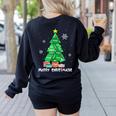 Math Teacher Polygon Christmas Tree Geometry Merry Christmas Women's Sweatshirt Back Print Black Math Teacher Polygon Christmas Tree Geometry Merry Christmas Women's Sweatshirt Back Print Black
