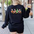 Very Merry Teacher Christmas Goose Silly Holiday Party Women's Sweatshirt Back Print Black Very Merry Teacher Christmas Goose Silly Holiday Party Women's Sweatshirt Back Print Black