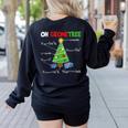 Oh Geometree Christmas Tree Geometry Math Teacher Women's Sweatshirt Back Print Black Oh Geometree Christmas Tree Geometry Math Teacher Women's Sweatshirt Back Print Black