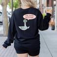 Oh Hello First Graders Cute Pigeon 1st Grade Teacher Women's Sweatshirt Back Print Black Oh Hello First Graders Cute Pigeon 1st Grade Teacher Women's Sweatshirt Back Print Black