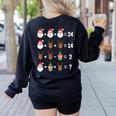 Order Of Operations Math Teacher Christmas Women's Sweatshirt Back Print Black