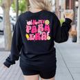 In My Para Era Teacher Back To School First Day Of School Women's Sweatshirt Back Print Black In My Para Era Teacher Back To School First Day Of School Women's Sweatshirt Back Print Black