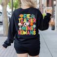 PE Teacher Back To School Physical Education Gym Teachers Women's Sweatshirt Back Print Black PE Teacher Back To School Physical Education Gym Teachers Women's Sweatshirt Back Print Black
