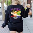 Perfect Planets Teachers Shirts Saturn For Solar System Women's Sweatshirt Back Print Black Perfect Planets Teachers Shirts Saturn For Solar System Women's Sweatshirt Back Print Black