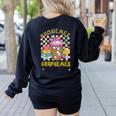 Phonemes Graphemes Caffeine Back To School Reading Teacher Women's Sweatshirt Back Print Black Phonemes Graphemes Caffeine Back To School Reading Teacher Women's Sweatshirt Back Print Black
