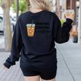 Phonemes Graphemes And Caffeine Coffee Teacher Appreciation Women's Sweatshirt Back Print Black Phonemes Graphemes And Caffeine Coffee Teacher Appreciation Women's Sweatshirt Back Print Black