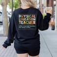 Physical Education Teacher In My PE Teacher Era For Men Women Kids Women's Sweatshirt Back Print Black