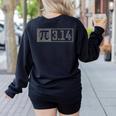 Pi Shirt For Teacher Vintage 314 Pi Digits Happy Pi Day Women's Sweatshirt Back Print Black