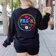 Pre K Dream Team Back To School Boys First Day Teacher Women's Sweatshirt Back Print Black Pre K Dream Team Back To School Boys First Day Teacher Women's Sweatshirt Back Print Black