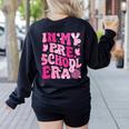 In My Preschool Era Teachers Women Back To School Kids Girls Women's Sweatshirt Back Print Black