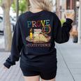 Prove It Text Evidence English Teacher Reading Teacher Women's Sweatshirt Back Print Black Prove It Text Evidence English Teacher Reading Teacher Women's Sweatshirt Back Print Black