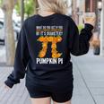 Pumpkin Pi Math Teacher Halloween Geometry Women's Sweatshirt Back Print Black Pumpkin Pi Math Teacher Halloween Geometry Women's Sweatshirt Back Print Black