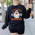 Read More Books Cute Ghost Reading Book Teacher Halloween Women's Sweatshirt Back Print Black Read More Books Cute Ghost Reading Book Teacher Halloween Women's Sweatshirt Back Print Black