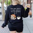 Reading 67 Six Seven Meme English Teacher Book Lover Women's Sweatshirt Back Print Black Reading 67 Six Seven Meme English Teacher Book Lover Women's Sweatshirt Back Print Black