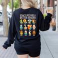 Reading Teacher How To Become a Better Reader Book Lover Fun Women's Sweatshirt Back Print Black Reading Teacher How To Become a Better Reader Book Lover Fun Women's Sweatshirt Back Print Black