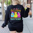 Retro Are You Falloween Direction Teacher Spooky Halloween Women's Sweatshirt Back Print Black Retro Are You Falloween Direction Teacher Spooky Halloween Women's Sweatshirt Back Print Black