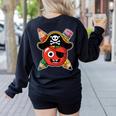School International Talk Like A Pirate Day Pirate Teacher Women's Sweatshirt Back Print Black School International Talk Like A Pirate Day Pirate Teacher Women's Sweatshirt Back Print Black