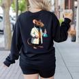 Science Rat Lab Science Scientist Mouse Teacher Chemistry Women's Sweatshirt Back Print Black Science Rat Lab Science Scientist Mouse Teacher Chemistry Women's Sweatshirt Back Print Black