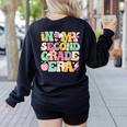 In My Second Grade Era Girl Back To School 2nd Grade Teacher Women's Sweatshirt Back Print Black In My Second Grade Era Girl Back To School 2nd Grade Teacher Women's Sweatshirt Back Print Black
