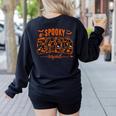 Sped Squad Team Special Education Teacher Halloween Women's Sweatshirt Back Print Black Sped Squad Team Special Education Teacher Halloween Women's Sweatshirt Back Print Black