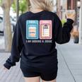 SPED Teacher Special Education First Coffee Then Data Women's Sweatshirt Back Print Black SPED Teacher Special Education First Coffee Then Data Women's Sweatshirt Back Print Black