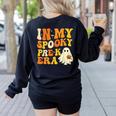 In My Spooky PRE-K Teacher Era Halloween Costume Tee Women's Sweatshirt Back Print Black In My Spooky PRE-K Teacher Era Halloween Costume Tee Women's Sweatshirt Back Print Black