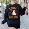Spooky Science Teacher Ghost Halloween School Women Women's Sweatshirt Back Print Black Spooky Science Teacher Ghost Halloween School Women Women's Sweatshirt Back Print Black