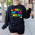 Star Of The Week Cheerful Recognition Student Teachers Class Men Women Kids Women's Sweatshirt Back Print Black Star Of The Week Cheerful Recognition Student Teachers Class Men Women Kids Women's Sweatshirt Back Print Black