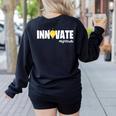 STEAM Teacher Back To School STEM Innovate Science For Men Women Kids Women's Sweatshirt Back Print Black STEAM Teacher Back To School STEM Innovate Science For Men Women Kids Women's Sweatshirt Back Print Black