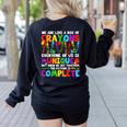 Teacher We Are Like A Box Of Crayons Back To School Women's Sweatshirt Back Print Black Teacher We Are Like A Box Of Crayons Back To School Women's Sweatshirt Back Print Black