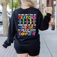 Teacher We Are Like a Box Of Crayons For Men Women Kids Women's Sweatshirt Back Print Black