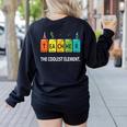 Teacher The Coolest Element Chemistry Periodic Table Science Women's Sweatshirt Back Print Black Teacher The Coolest Element Chemistry Periodic Table Science Women's Sweatshirt Back Print Black