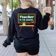 Teacher In The Making Future Teacher Kids Back To School Women's Sweatshirt Back Print Black Teacher In The Making Future Teacher Kids Back To School Women's Sweatshirt Back Print Black