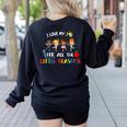 Teacher Shirt I Love My Job For All The Little Reasons Women's Sweatshirt Back Print Black Teacher Shirt I Love My Job For All The Little Reasons Women's Sweatshirt Back Print Black