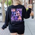 In My Third Grade Era 3rd Grade Teacher Student Boy Girl Women's Sweatshirt Back Print Black In My Third Grade Era 3rd Grade Teacher Student Boy Girl Women's Sweatshirt Back Print Black