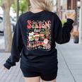 Tis The Season For Inclusion Christmas Sped Teacher Women's Sweatshirt Back Print Black Tis The Season For Inclusion Christmas Sped Teacher Women's Sweatshirt Back Print Black